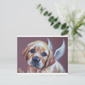 Carte Postale Ange d'or (Debout devant)