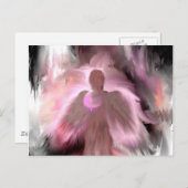 Carte Postale Ange du cancer du sein (Devant / Derrière)