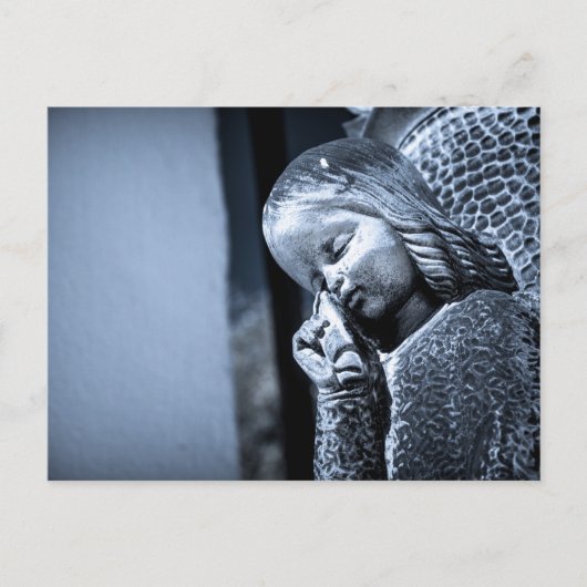 Carte Postale Ange en train de pleurer (Devant)