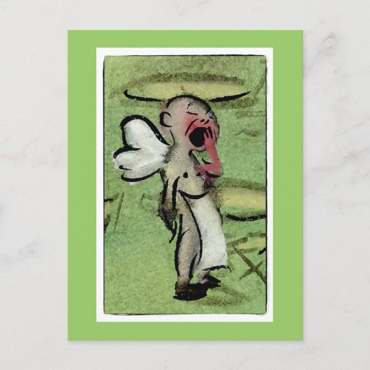 Carte Postale Ange endormi (Devant)