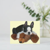 Carte Postale ange et ours (Debout devant)