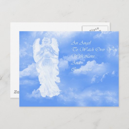 Carte Postale Ange gardien (Devant / Derrière)