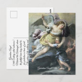 Carte Postale Ange gardien baroque (Devant / Derrière)