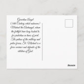 Carte Postale Ange gardien baroque (Dos)