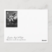 Carte Postale Ange Gardien La Nuit (Dos)