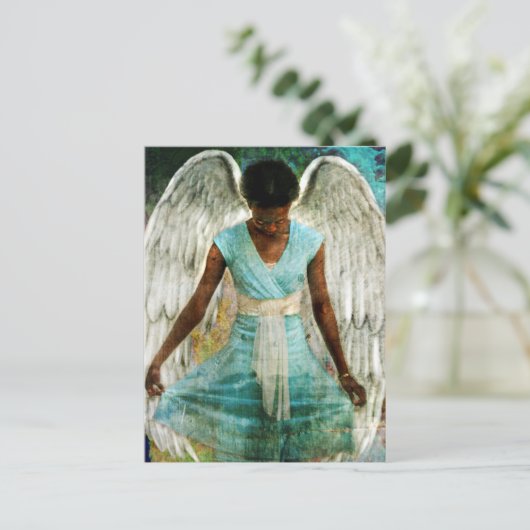 Carte Postale Ange humble (Debout devant)