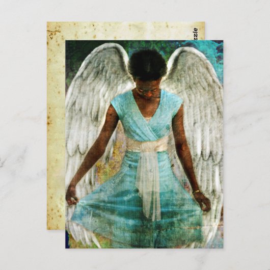 Carte Postale Ange humble (Devant / Derrière)