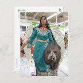 Carte Postale Ange indien américain (Devant / Derrière)