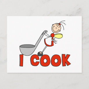 Carte Postale Ange Je cuisine T-shirts et Cadeaux