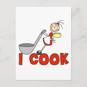 Carte Postale Ange Je cuisine T-shirts et Cadeaux