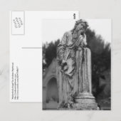 Carte Postale Ange mélancolique (Devant / Derrière)