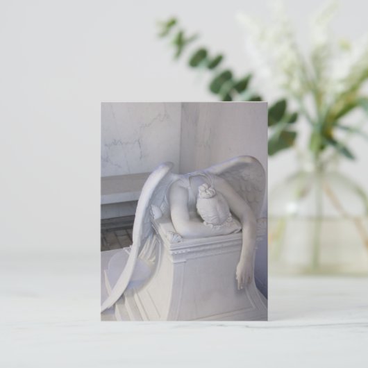 Carte Postale Ange Ne jamais pleurer seul (vue fro (Debout devant)