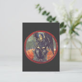 Carte Postale Ange noir de Cherubim (Debout devant)