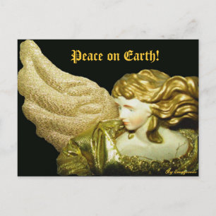 Carte Postale ange, Paix sur Terre, par Emazevedo