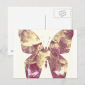 Carte Postale Ange papillon (Devant / Derrière)