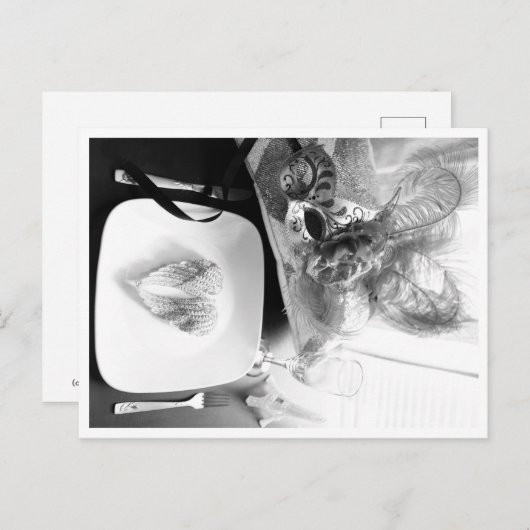 Carte postale "Ange perdu" (Devant / Derrière)