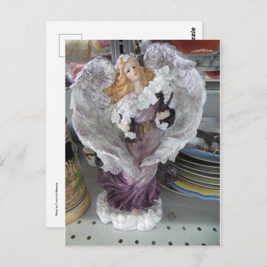 Carte Postale Ange pourpre (Devant / Derrière)