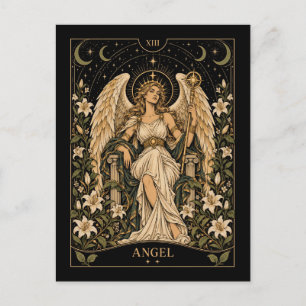 Carte Postale Ange, Tarot Art Starlit