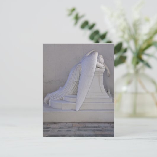 Carte postale Ange unique (vue latérale) (Debout devant)