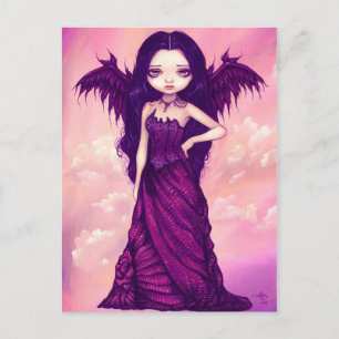 Carte postale "Ange Violet"