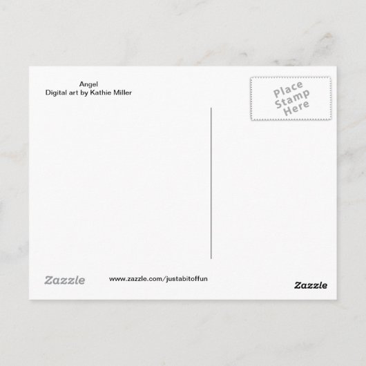 Carte Postale Angel (Dos)