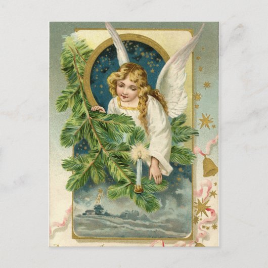 Carte postale - Angel À feuillage persistant (Devant)