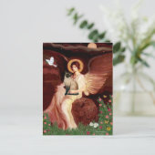 Carte Postale Angel assis - Point de phoque Chat siamois (Debout devant)