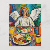 Carte Postale Angel at Breakfast (Devant)