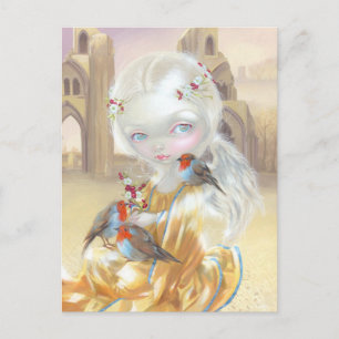 Carte postale "Angel at Glastonbury Abbey"