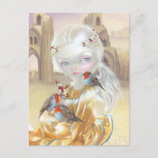 Carte postale "Angel at Glastonbury Abbey" (Devant)