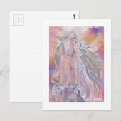 Carte Postale Angel au soleil du matin par Renee Lavoie (Devant / Derrière)