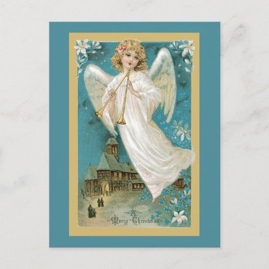 Carte Postale Angel avec cornes (Devant)