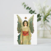 Carte Postale Angel Avec Gold Star (Debout devant)