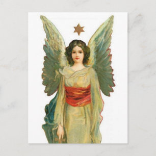 Carte Postale Angel Avec Gold Star