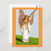 Carte Postale Angel Avec Kaftan (Devant / Derrière)