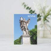 Carte Postale Angel avec la Colonne - Pont Sant'Angelo, Rome (Debout devant)