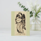 Carte Postale Angel Avec Mandoline (Debout devant)