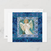 Carte Postale Angel avec trompette (Devant / Derrière)