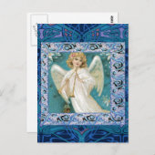 Carte Postale Angel avec trompette (Devant / Derrière)