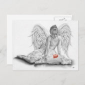 Carte postale Angel Ballerina interdit (Devant / Derrière)