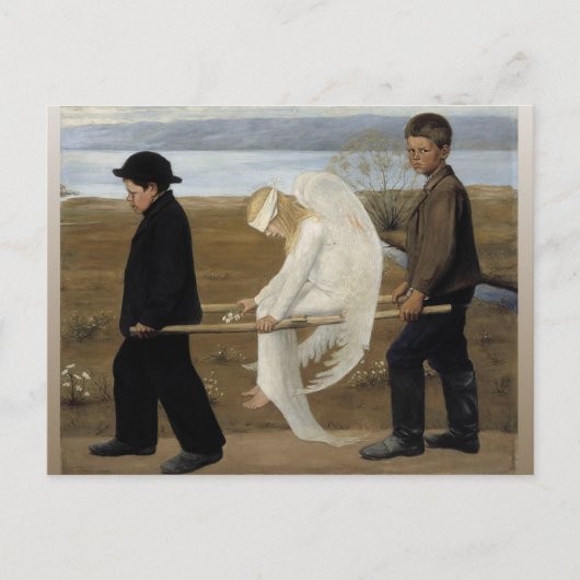 Carte Postale Angel blessé (Devant)