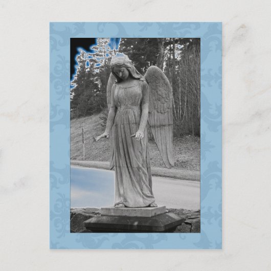 Carte Postale Angel bleu 17 (Devant)