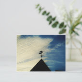 CARTE POSTALE ANGEL BLOWING HORN (Debout devant)