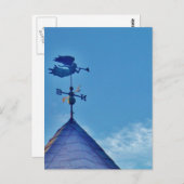 CARTE POSTALE ANGEL BLOWING HORN (Devant / Derrière)