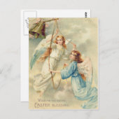 Carte Postale Angel Cherub Heure sonnerie Bell (Devant / Derrière)