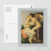 Carte Postale Angel, Cupidon et Psyché par Gérard (Devant / Derrière)