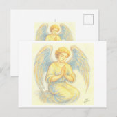 Carte Postale Angel dans la prière (Devant / Derrière)
