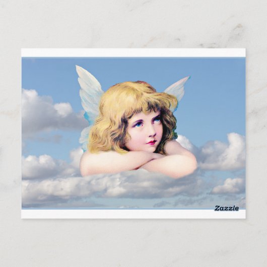 Carte Postale Angel dans les nuages (Dos)