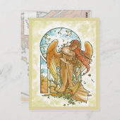 Carte postale Angel d'automne (Devant / Derrière)