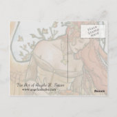 Carte postale Angel d'automne (Dos)